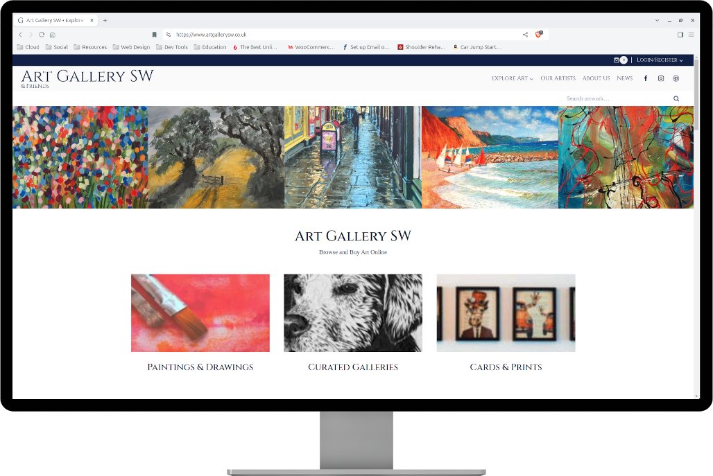 Art Gallery SW Homepage